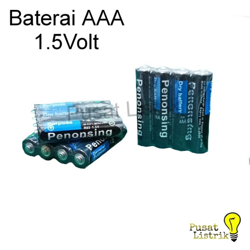 Baterai Kecil AAA 1.5Volt  Baterai Remote Set Top Box Baterai Senter