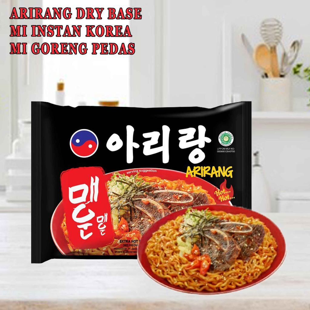 

ARIRANG Dry Base/ Mie Instan Korea/ Mi Goreng Pedes/ Extra Hot Fried Noodle