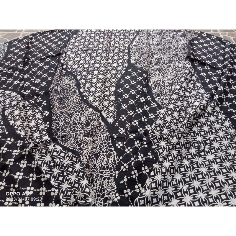 KAIN BATIK VISCOSE SEMI SUTRA TRUSMI CIREBON MOTIF PULAUAN SOFT PASTEL