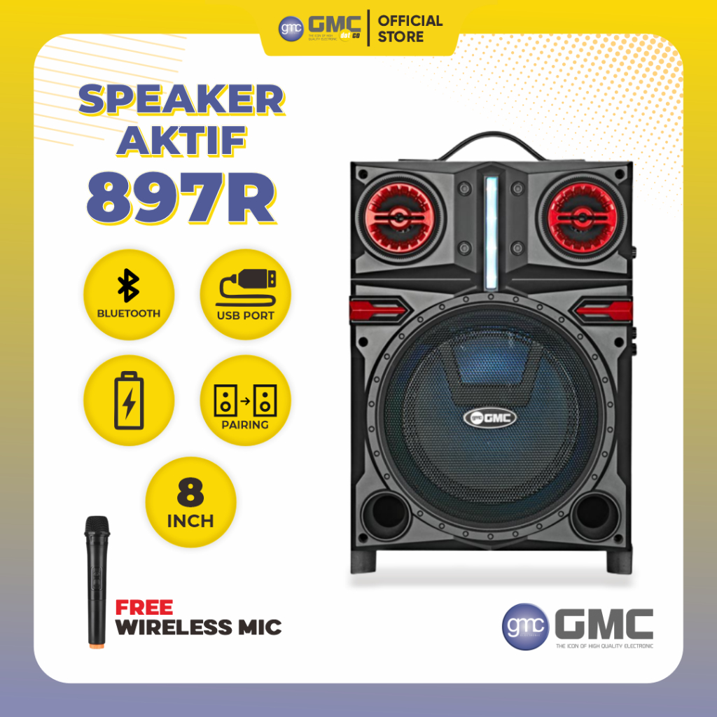 GMC - SPEAKER 897R BT - SP897RBT