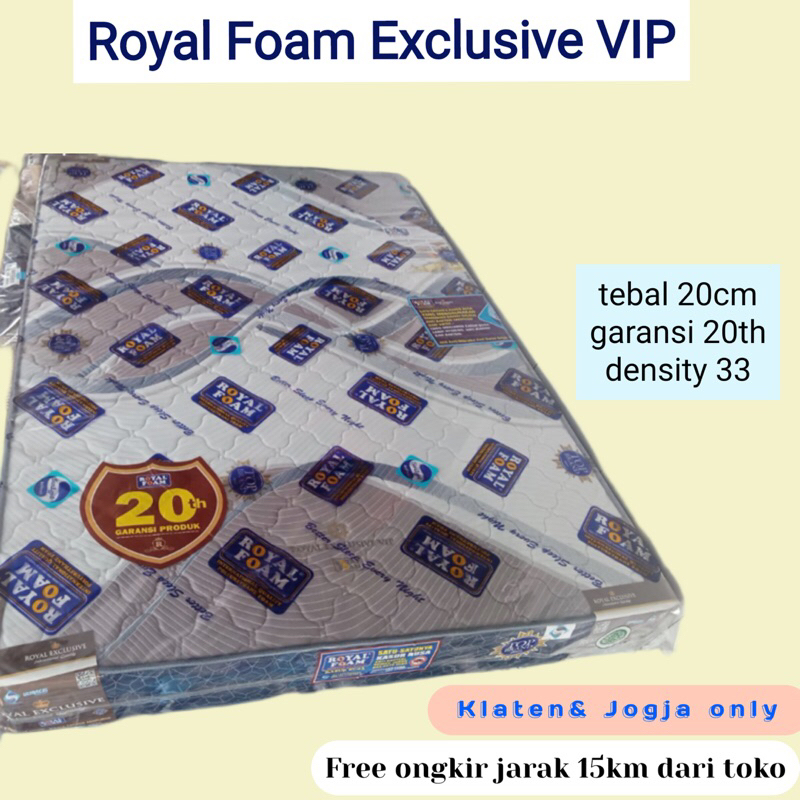 KASUR BUSA ROYAL FOAM EXCLUSIVE VIP/KASUR BUSA GARANSI 20tahun