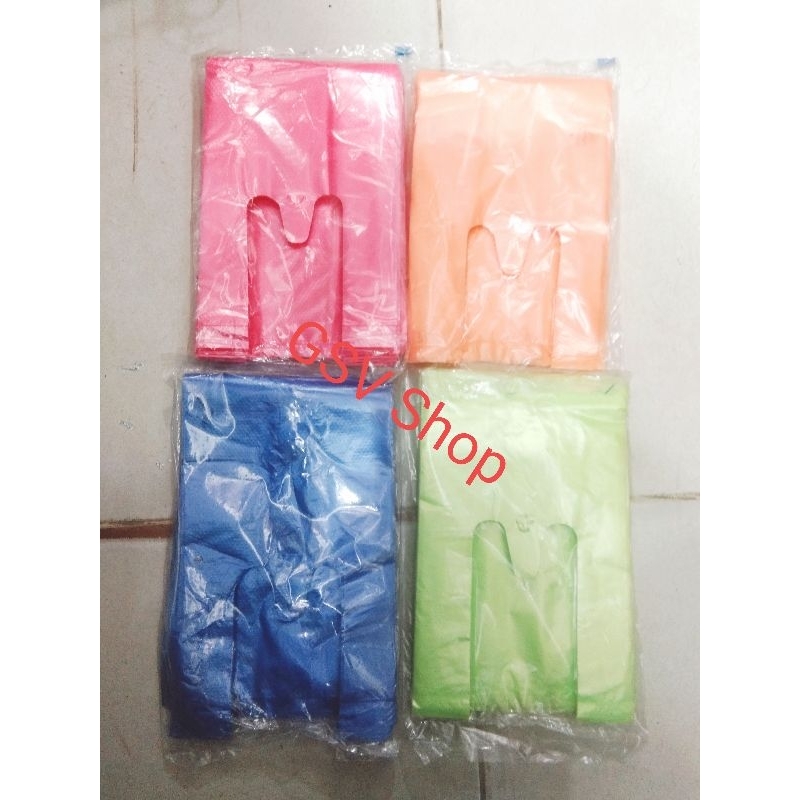 Kantong Warna Stabilo uk 10cm muat 1 gelas oz