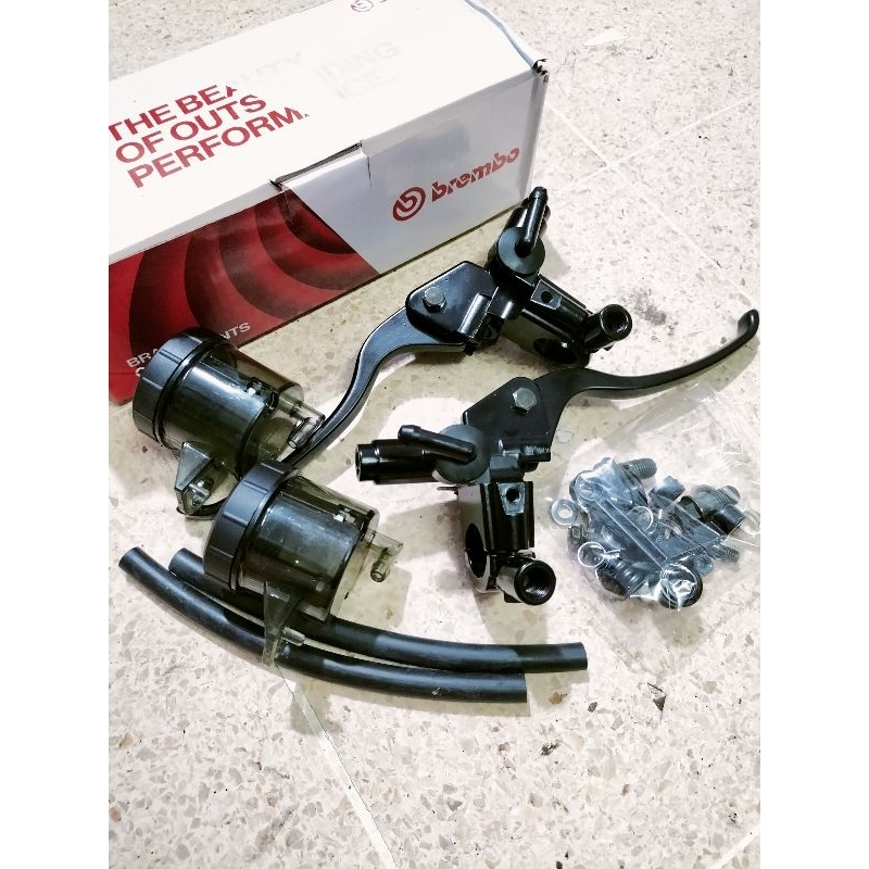 Master rem no name tabung smoke kiri kanan motor pcx nmax RX king dll master rem 2 tabung big smoke