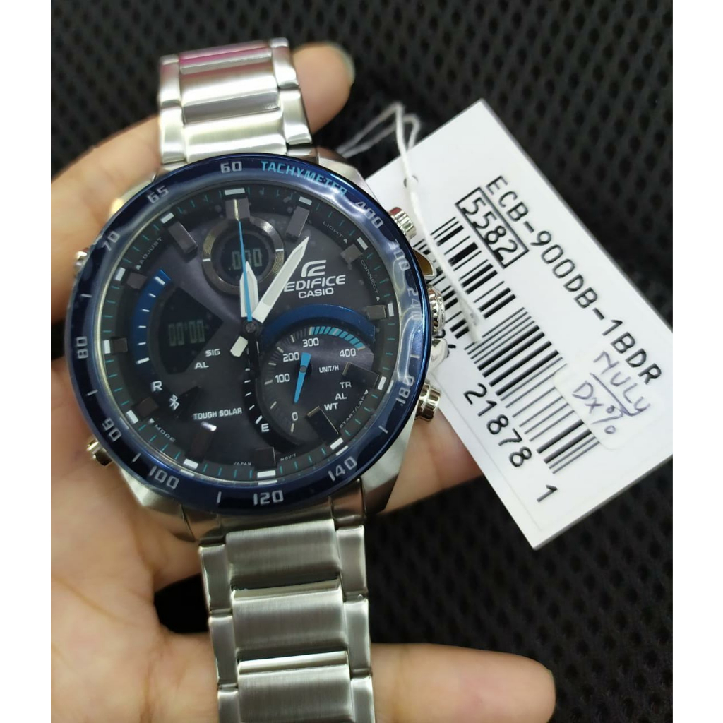 Jam Tangan Pria Casio Edifice ECB-950DB-1ADR/ ECB-950DB-1BDR Original
