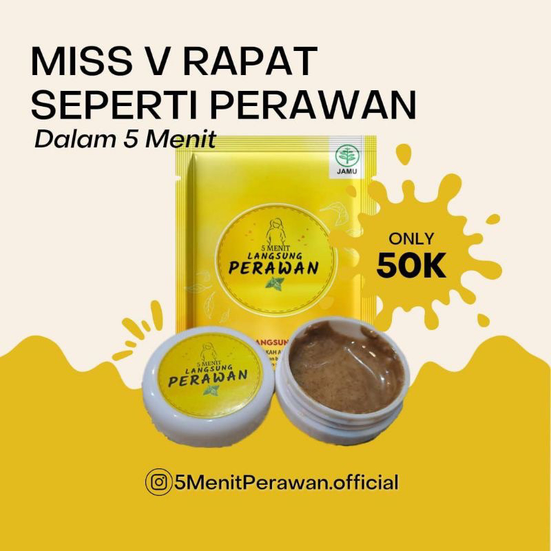 BISA COD - Jamu 5 menit langsung perawan original 100%