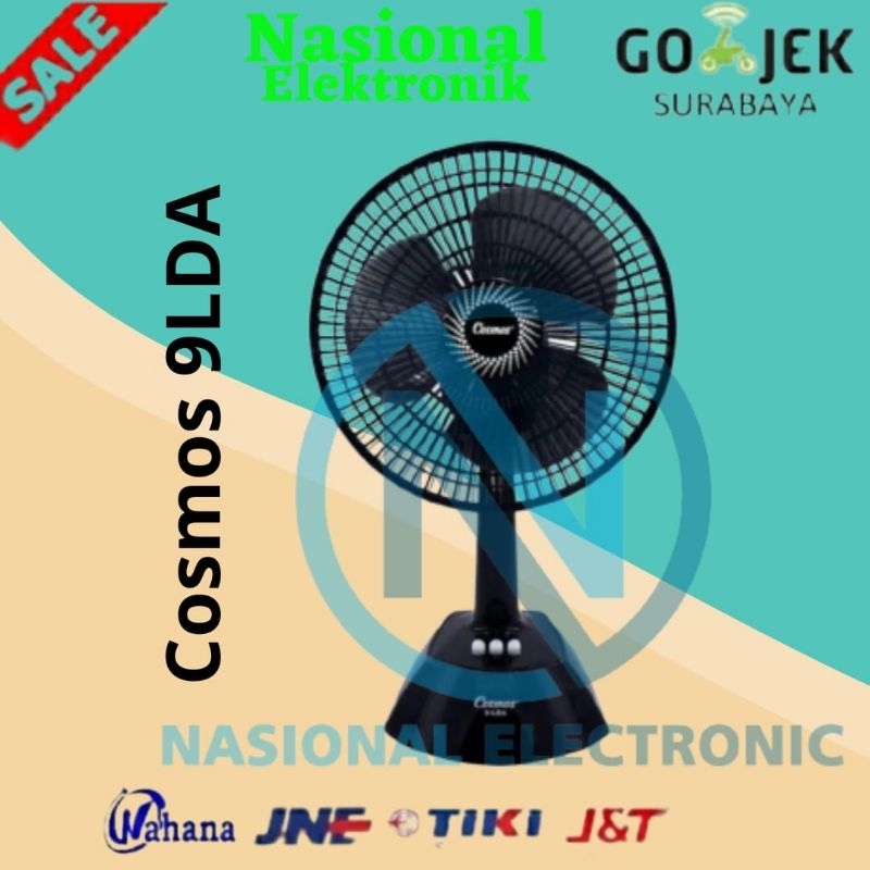 Kipas Angin Cosmos 9-LDA Twino - Hemat Listrik dan Aman