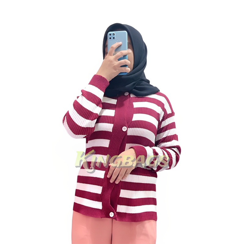 Tikha Sweater Rajut cardigan Kancing