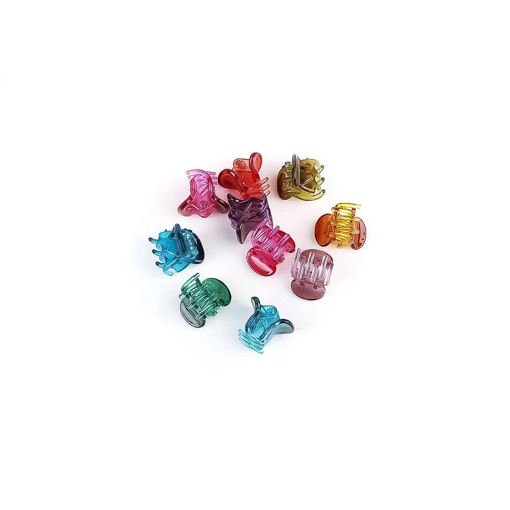 (1 pcs) Jepit Poni Kotak Warna Elegan Claw Clip Hair Clip