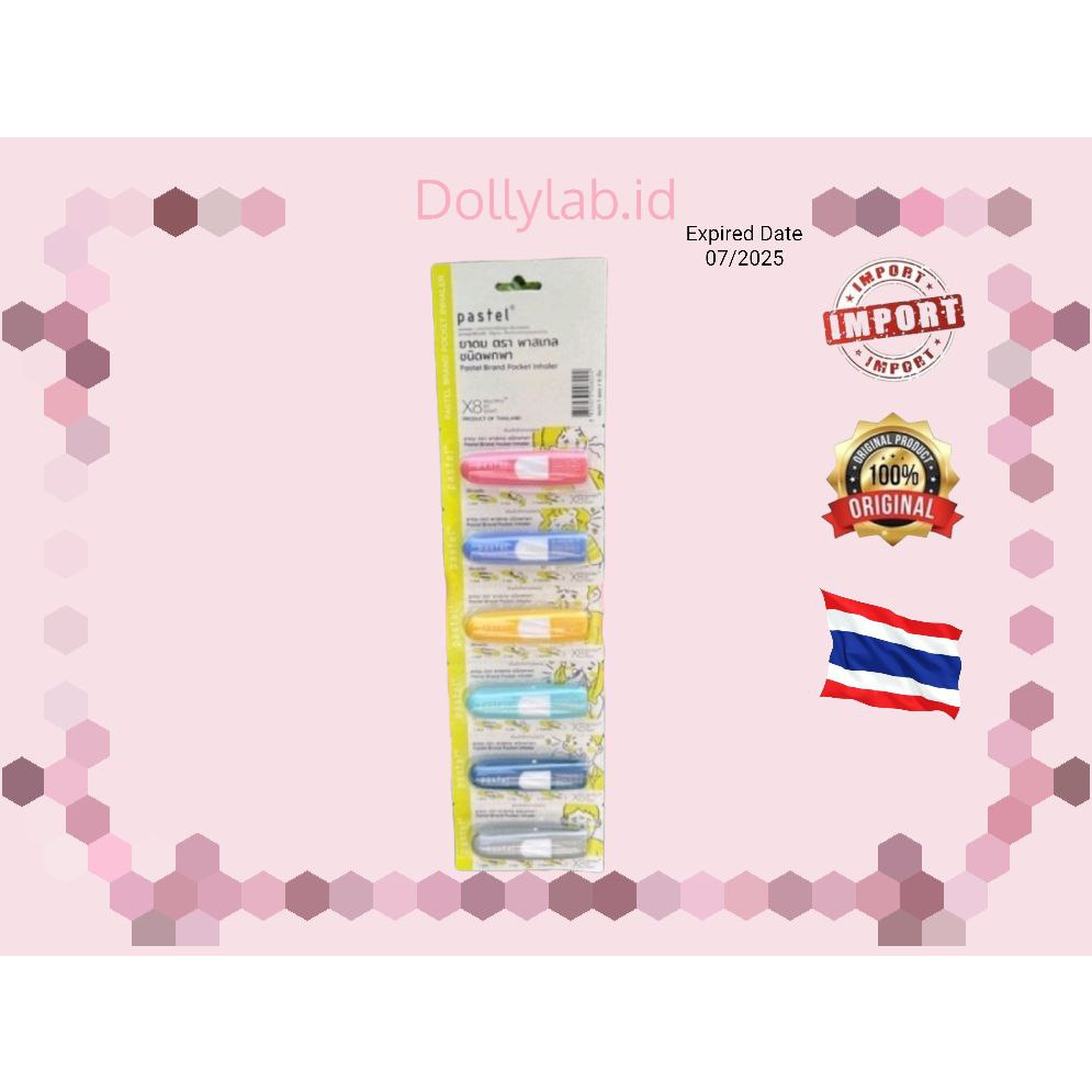 [ READY JAKARTA ] PASTEL POCKET INHALER