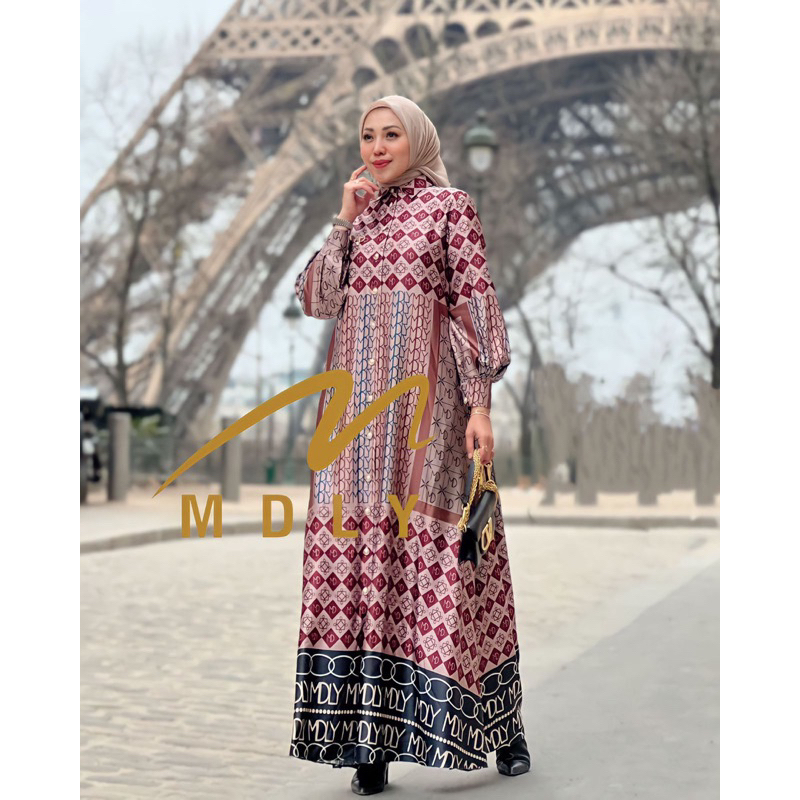 Marvella Monogram Dress by MDLY