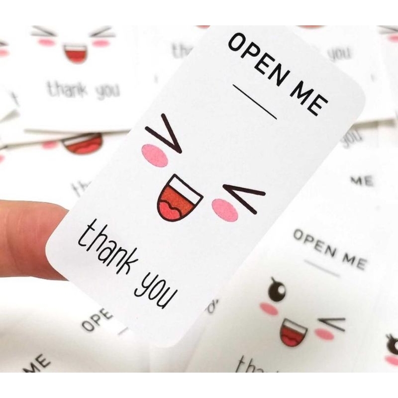 

STIKER OPEN ME 12PC