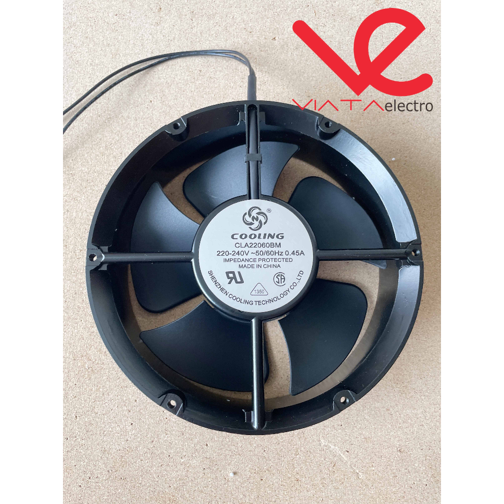 KIPAS AC 220V 22cm FAN AC 220VOLT 22 cm 220 V CLA22060BM 0.45A 220 VOLT AC 220 VOLT