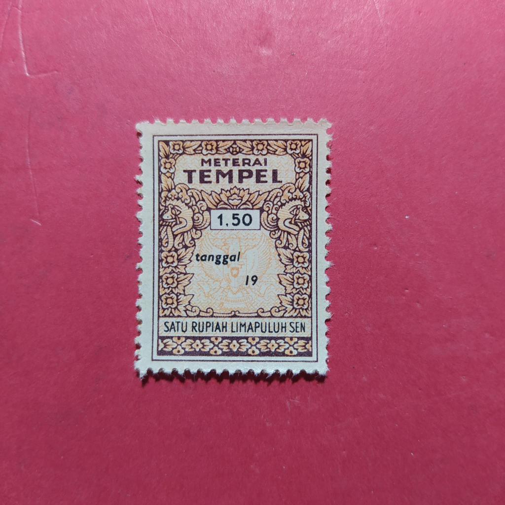 

Materai Rp 1.50 Tahun 1960 sd 1970