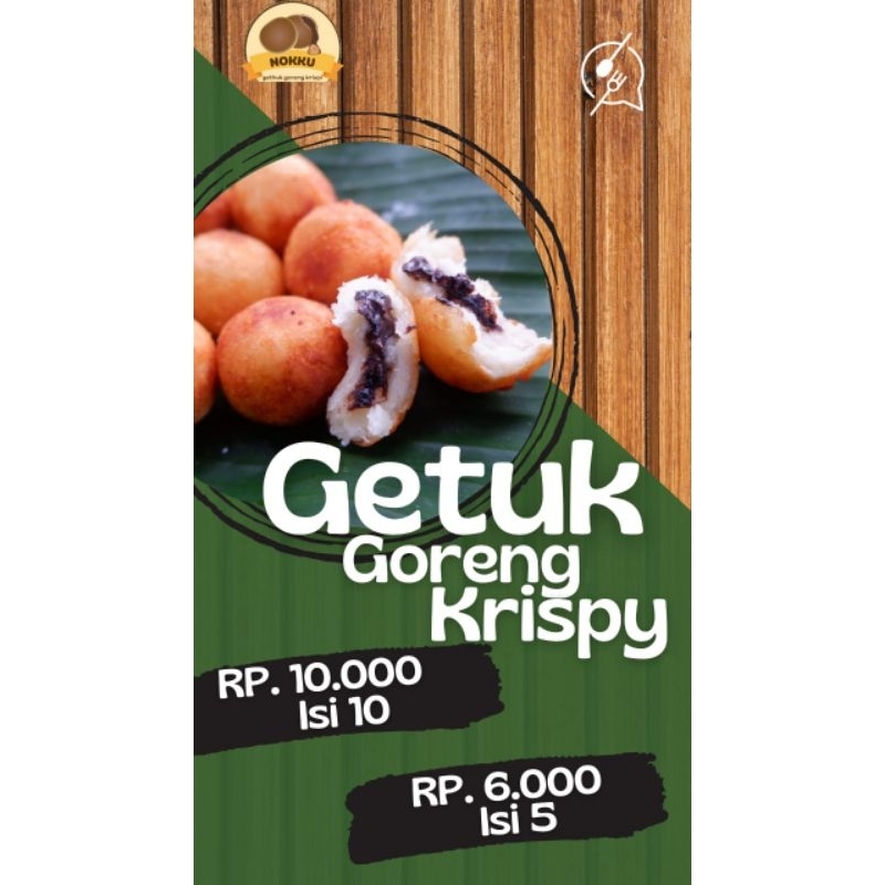 

paket murah gethuk goreng krispy rasa coklat