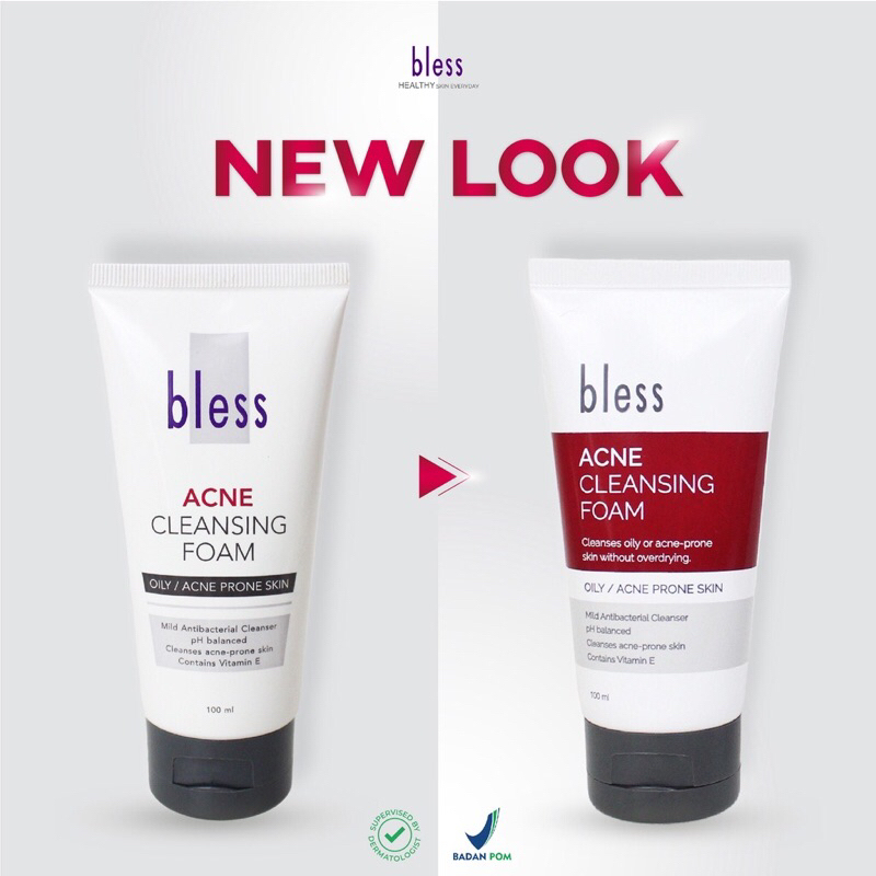 Bless Acne Cleansing Foam / Sabun Cuci Muka Berjerawat