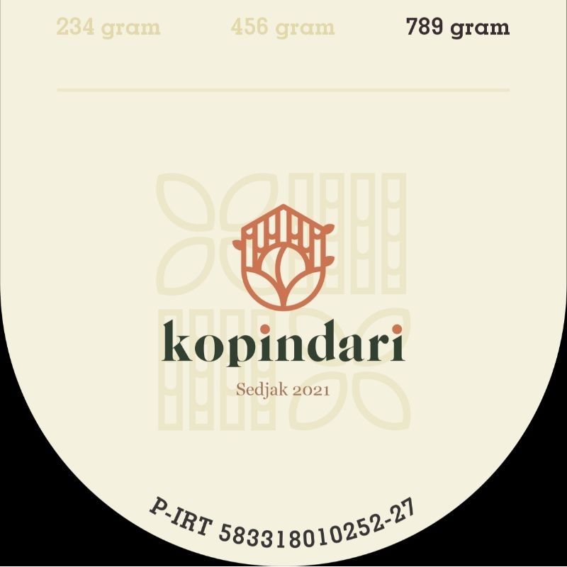 

Kopi Bubuk Murni Robusta Tradisional Kopindari 789 Gram