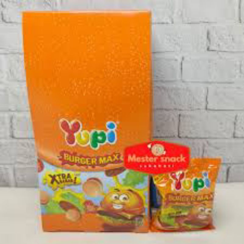 

(B3ST) 1pcs Yupi Burger Maxx/ Yupi Burger Love Permen Yupi Burger Murrah