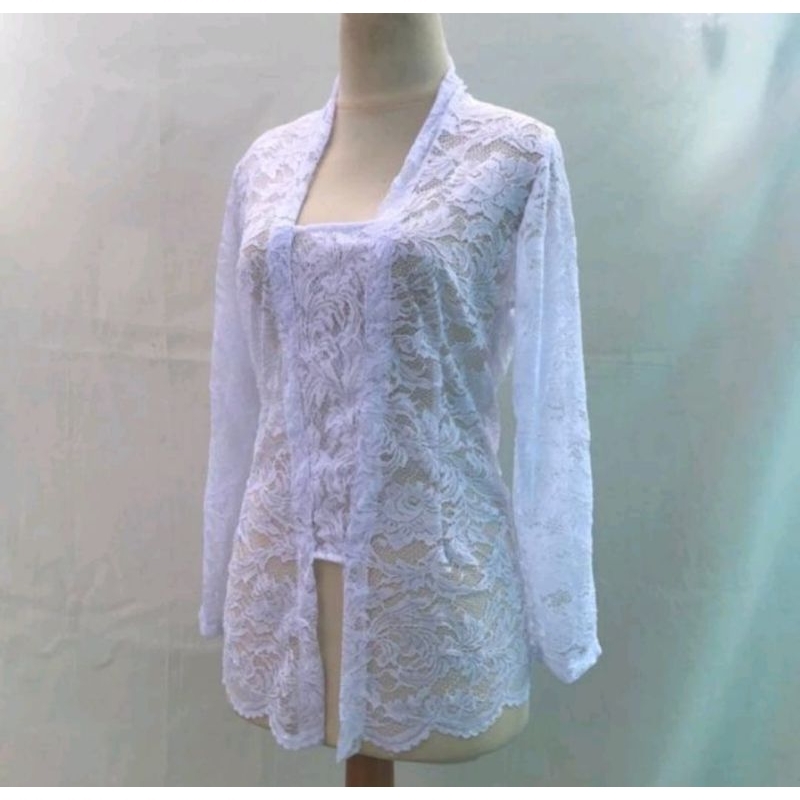 Kebaya burkat tanpa lubang kancing/kebaya burkat/kebaya/kebaya burkat nenek