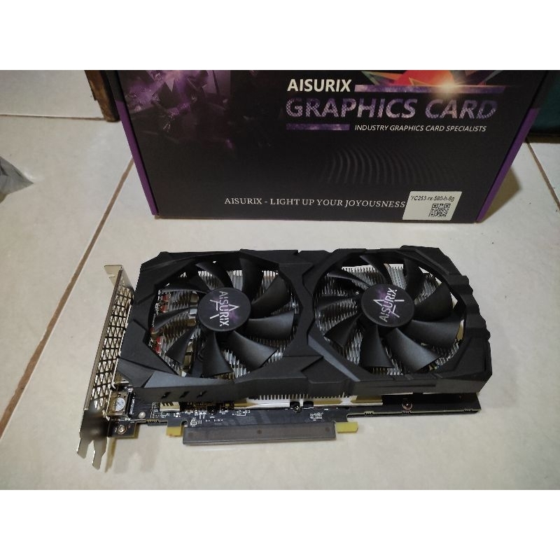AISURIX VGA Card RX 580 8GB ddr5 256Bit 2048SP HDMI PC Gaming AMD RADEON : bekas
