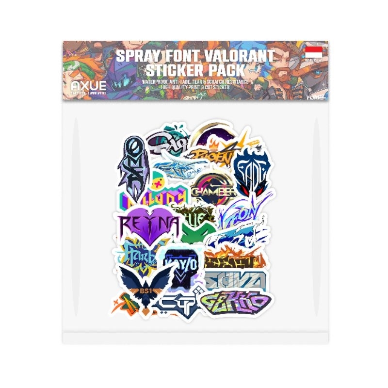 

21 Spray Valorant Sticker Pack