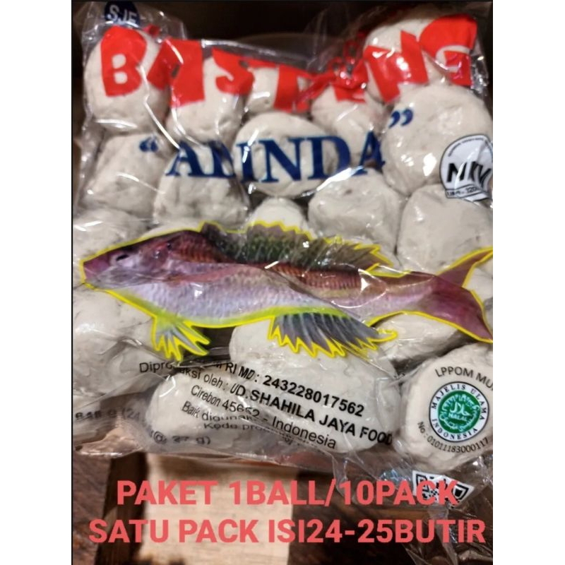

baso goreng adinda paket 1ball isi 10pack/bks