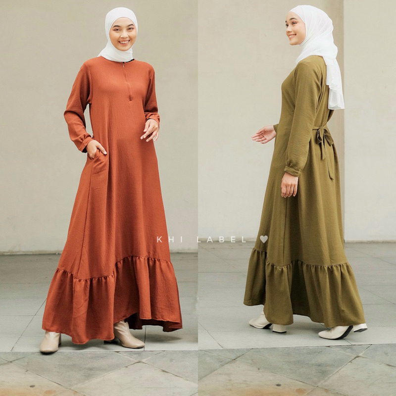 AZKA DRESS | DAILY DRESS | LAUNCHING PROMO | SALE GAMIS PREMIUM | BIG SIZE LD 120