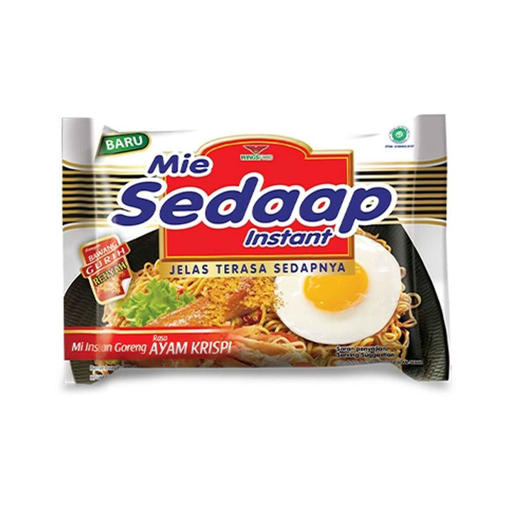 Mie sedap ayam kerispi / Mie instan Goreng/ Mie Goreng Sedap