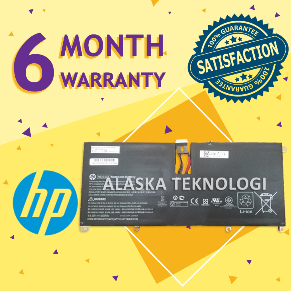 Original Baterai Laptop HP Envy Spectre XT 13-2000EB 13-2000ED 13-2000EG 13-2000EO 13-2000ES 13-2010