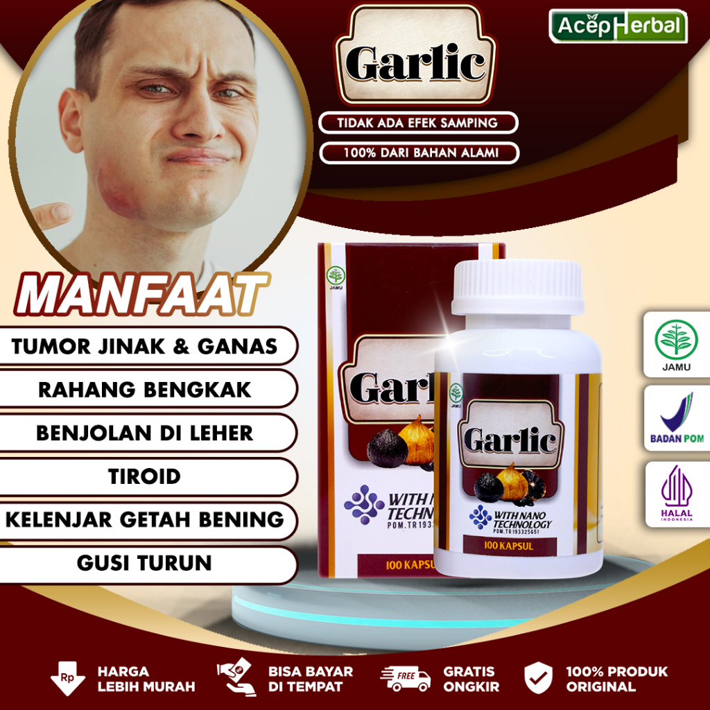 Obat Herbal Tumor Rahang Bengkak Benjolan Di Leher Kelenjar Tiroid Penghancur Tumor Jinak Ganas Hipe
