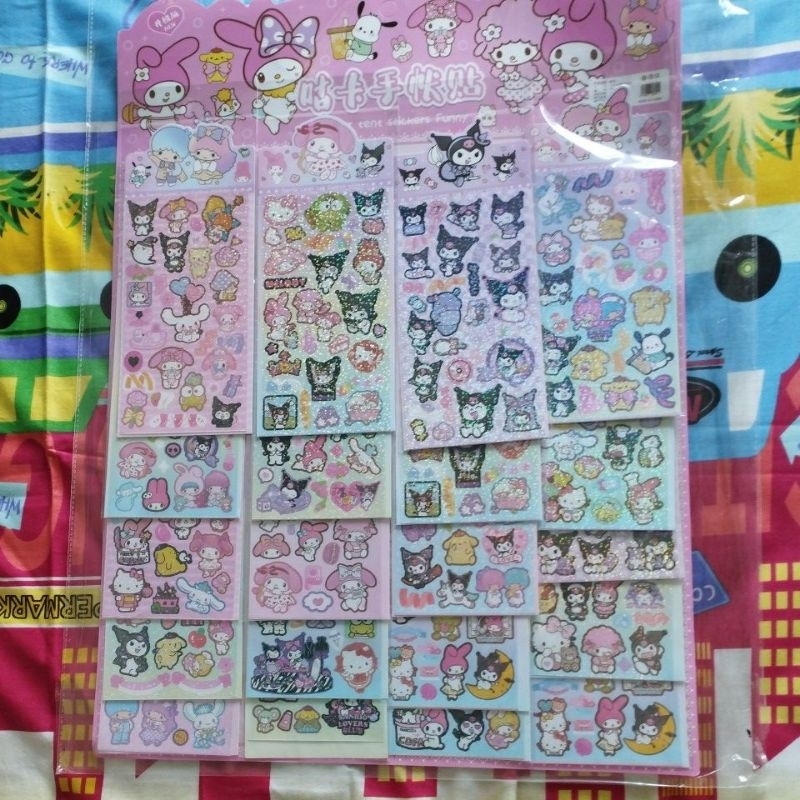 

sticker sanrio hologram