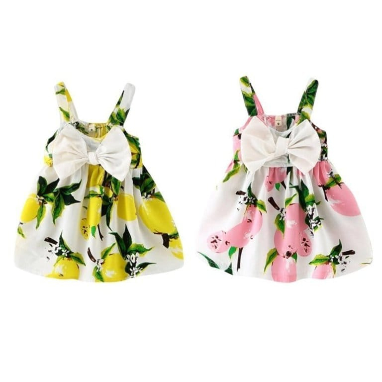 Gaun bayi 6m-1th Dress pantai anak baju ulang tahun dress pesta anak