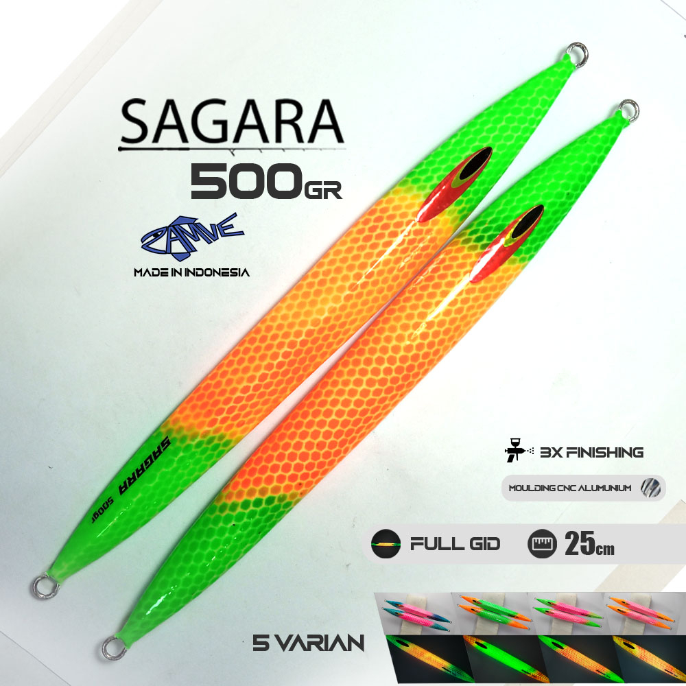 Metal Jig Zamve Sagara 500Gr Metal Jig 500Gr Metal Jig 500Gram