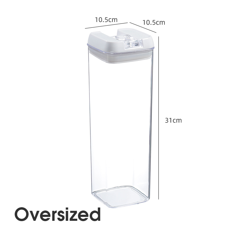 Toples Makanan Kedap Udara Vacuum - Clear Sealed Vacuum Food Container