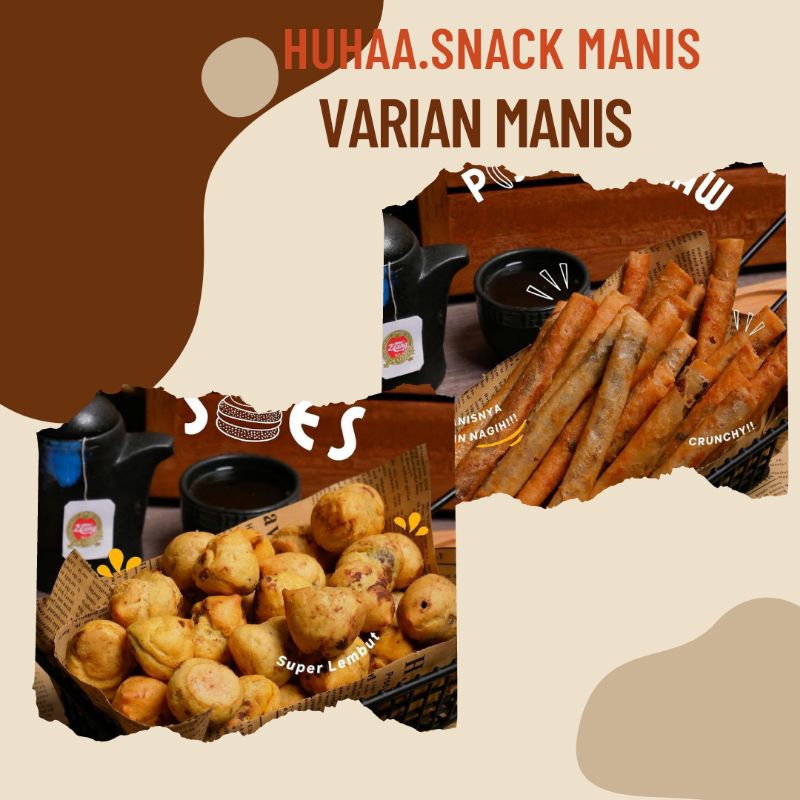 

Huhaa Snack Varian manis 500 gram