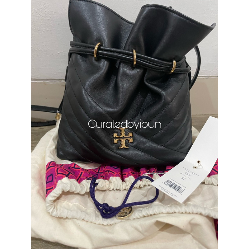 (sold) Tory Burch Kira Chevron Mini bucket bag preloved- tas serut wanita preloved