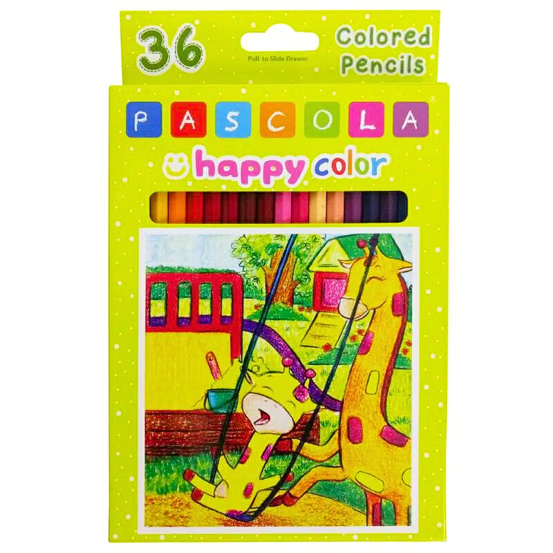 

Pensil Warna PASCOLA Panjang STANDARD Happy Colors 36/24/12 (026053)/(026054)/(026058)