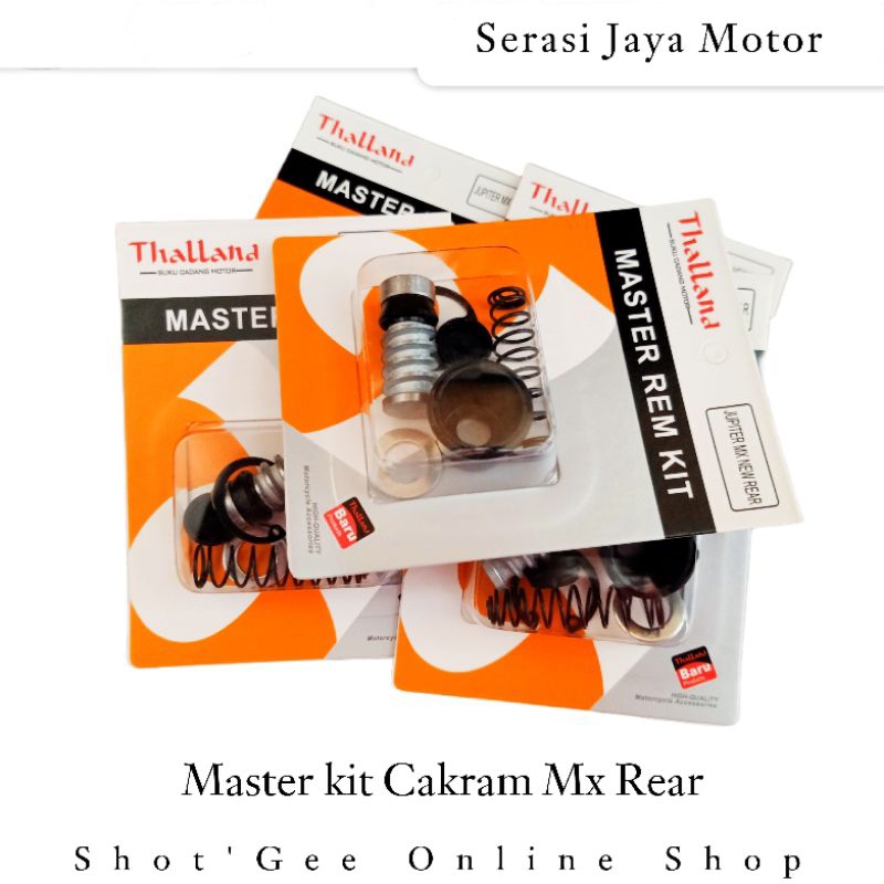 MASTER KIT CAKRAM MX NEW REAR/MX KING REAR (BELAKANG) / SIL MASTER CAKRAM BAWAH BELAKANG JUPITER MX NEW/MX KING