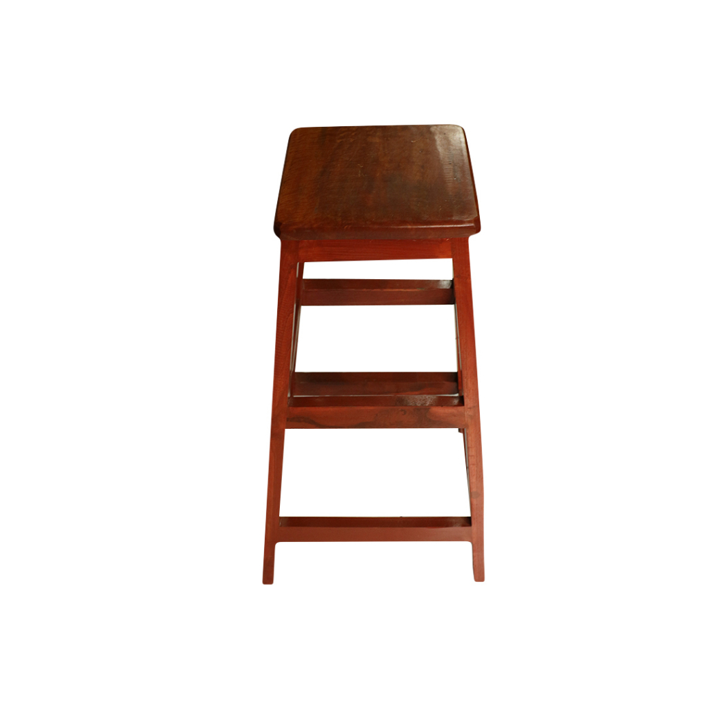 FM - Kursi Bangku Kayu Cafe Ukuran 75 cm Serbaguna Wooden Chair