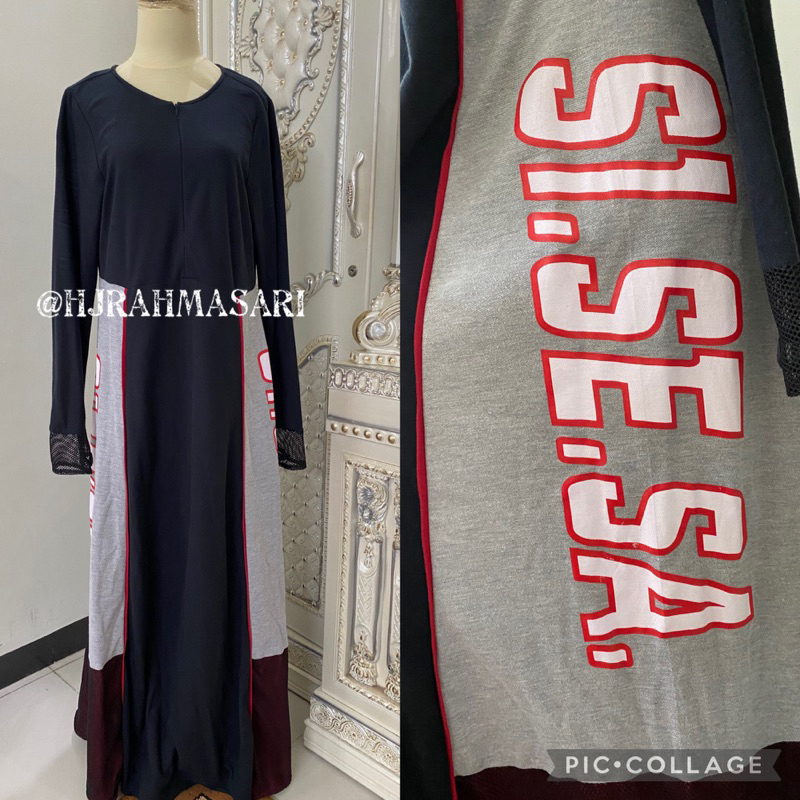 Preloved dress Hitam sisesa