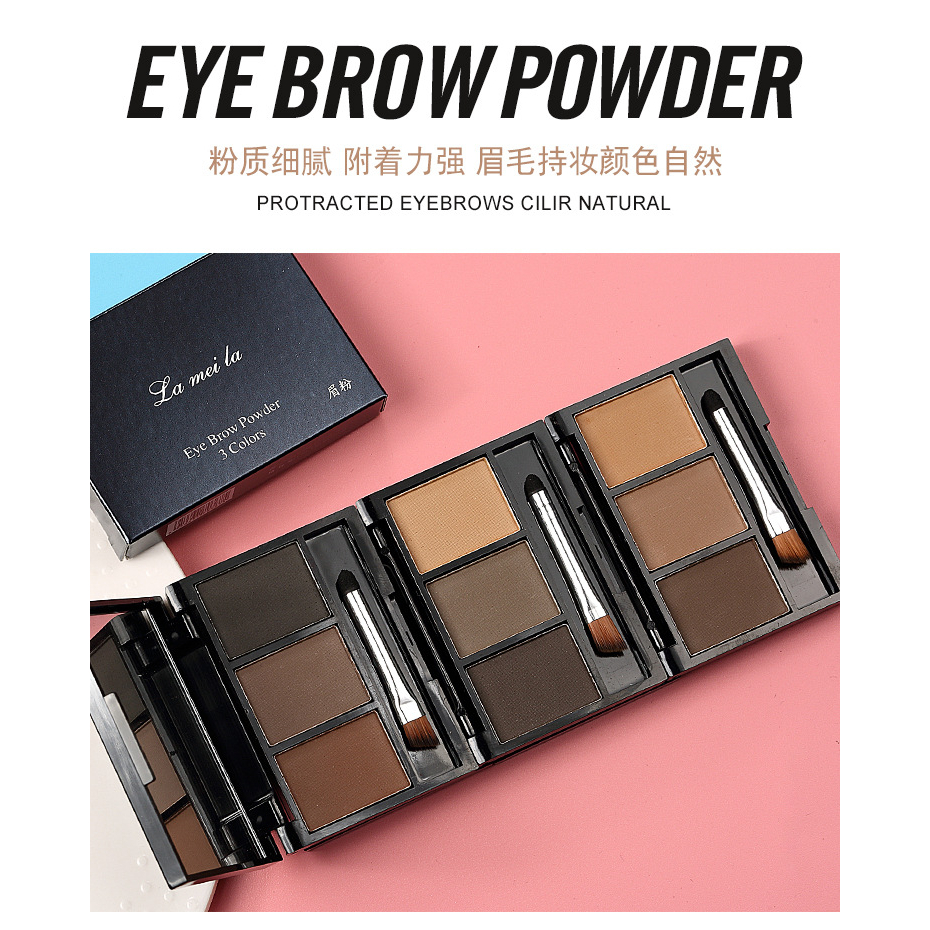 Lameila 3 Color Eyebrow Powder  LM 3605