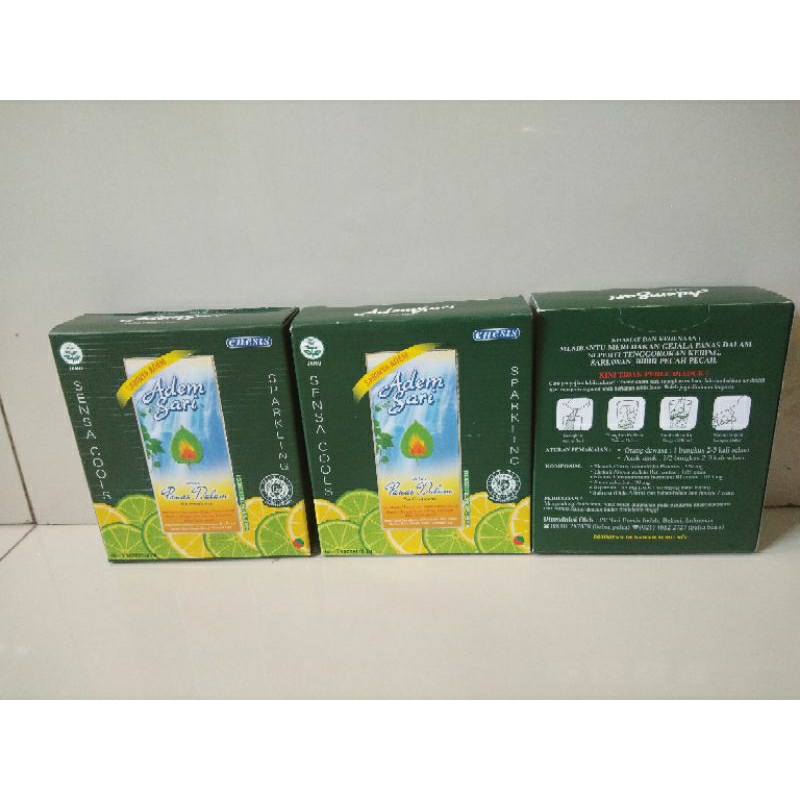 

Adem sari pereda panas dalam ( isi 5 )7grm