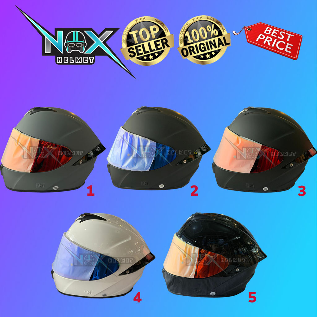 Helm SNAIL FF S2 Solid Polos Fullface (ongkir 3kg)