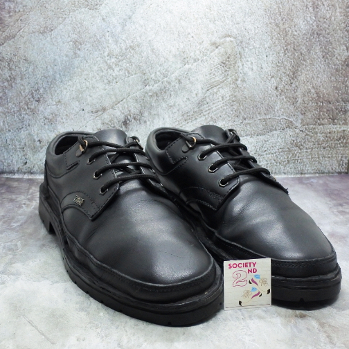 Sepatu Formal - Clarks Oxford Black Leather Size 41.5