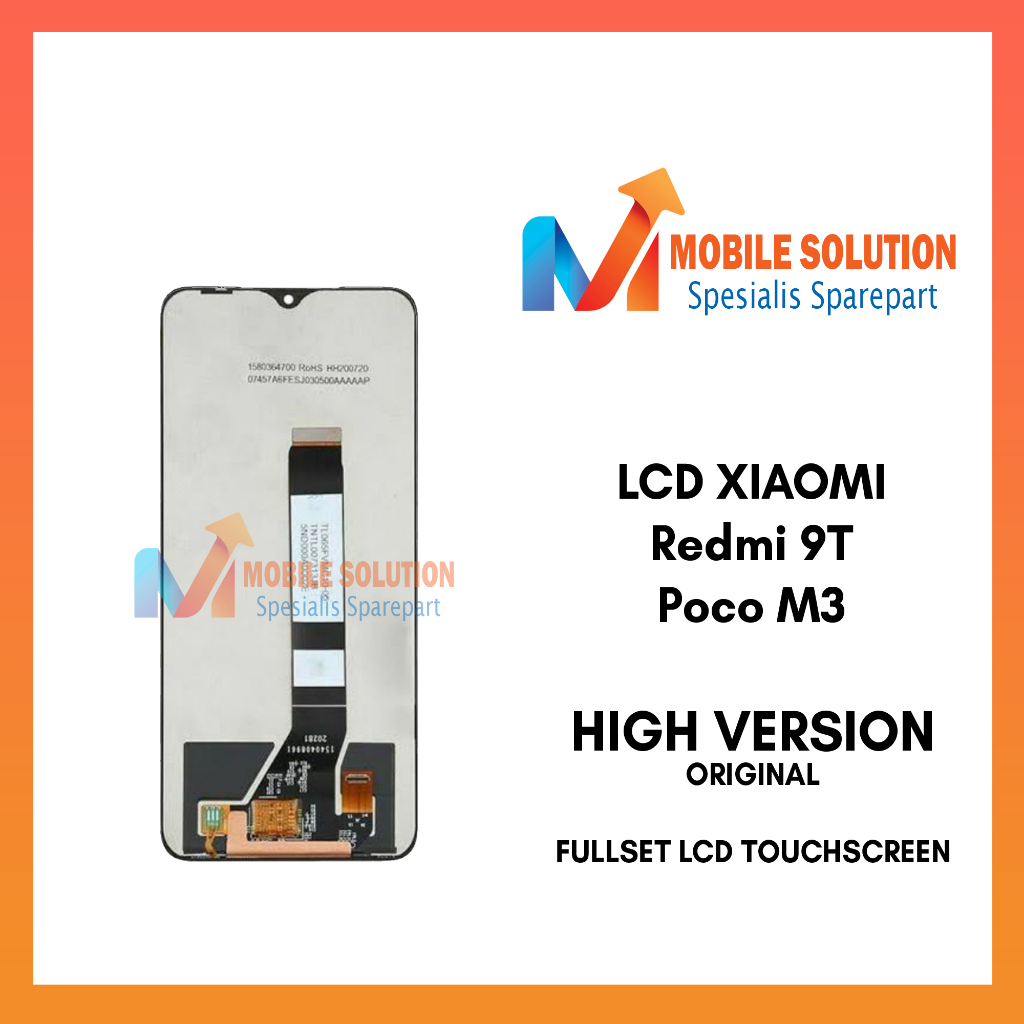 Grosir LCD Xiaomi Redmi 9T / Poco M3 Touchscreen ORIGINAL 100% Garansi + Packing / Bubbel