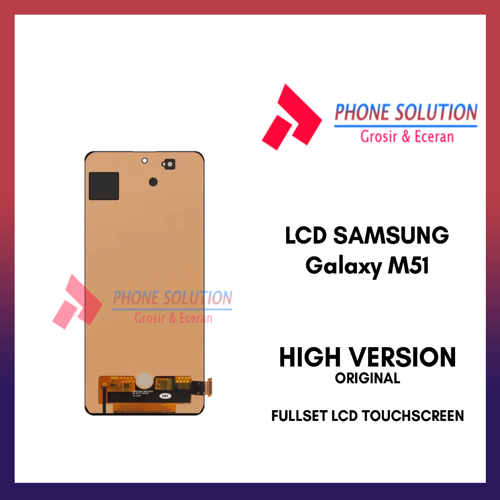 LCD Samsung Galaxy M51 ORIGINAL 100% Fullset Touchscreen // Supplier LCD Samsung - Garansi 1 Bulan