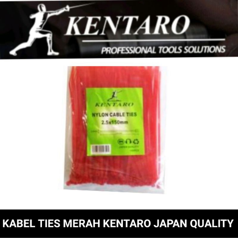 kabel ties tebal 2,5mm / 3,6mm 100pcs/pack Kentaro Japan quality