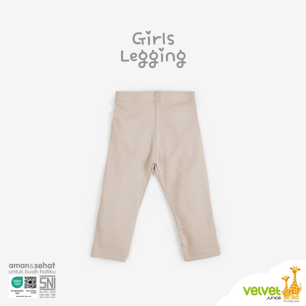 VELVET Baby Girl Legging POLOS MOTIF Bayi Anak Serie 3