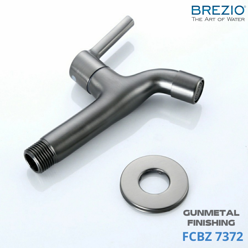 BREZIO FCBZ 7372 KERAN TEMBOK DINDING TAMAN BAK MANDI KRAN GUNMETAL