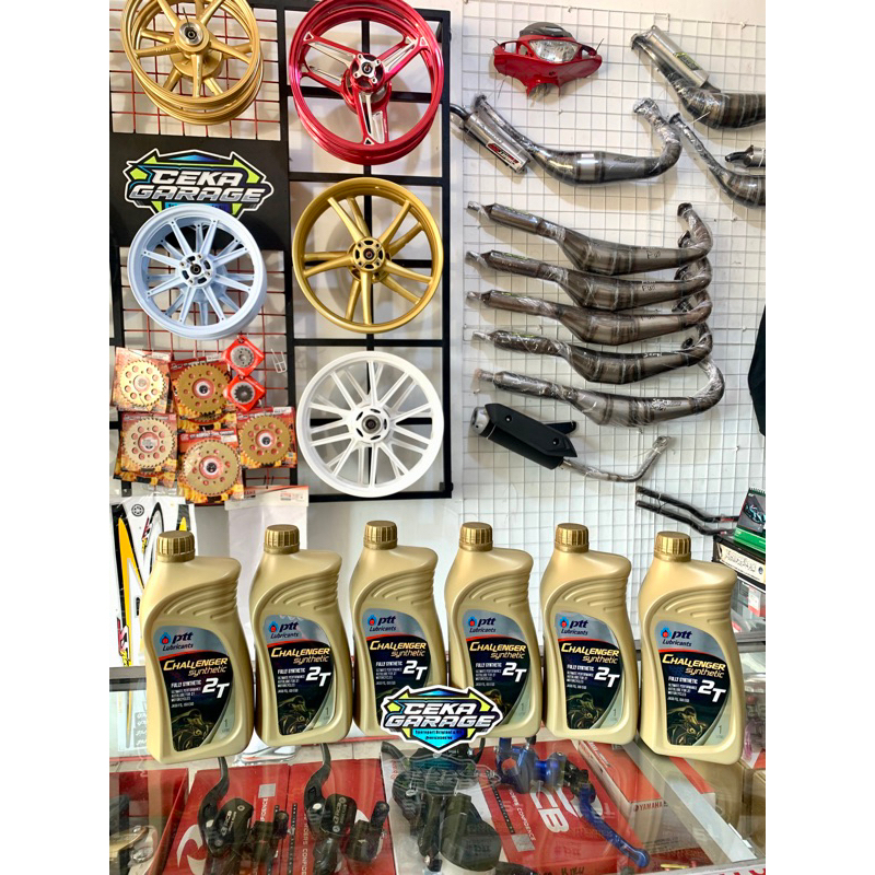 OLI SAMPING PTT CHALLENGER 2T GOLD FULL SYNTHETIC SIZE 1L