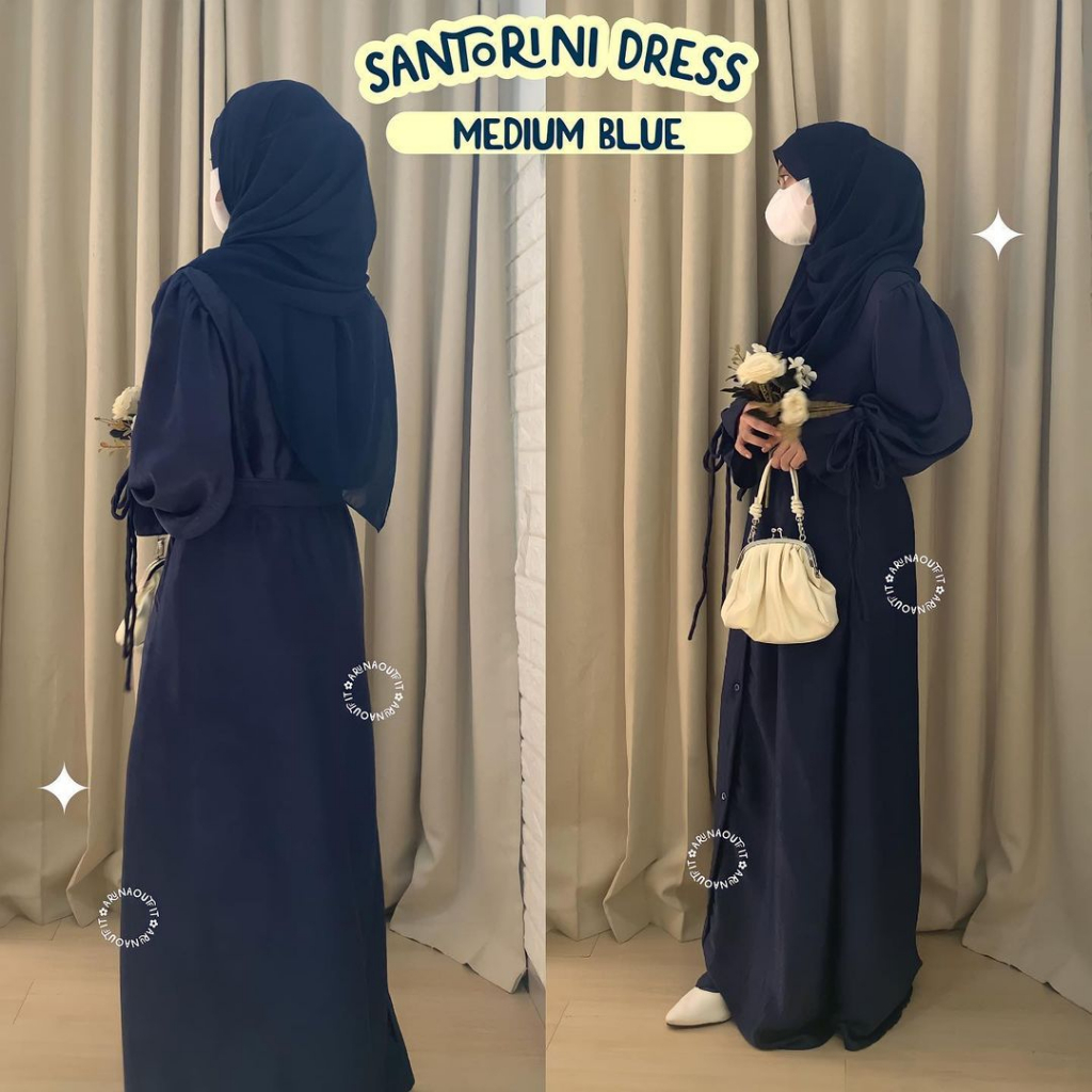 SANTORINI DRESS BY ARUNAOUTFIT